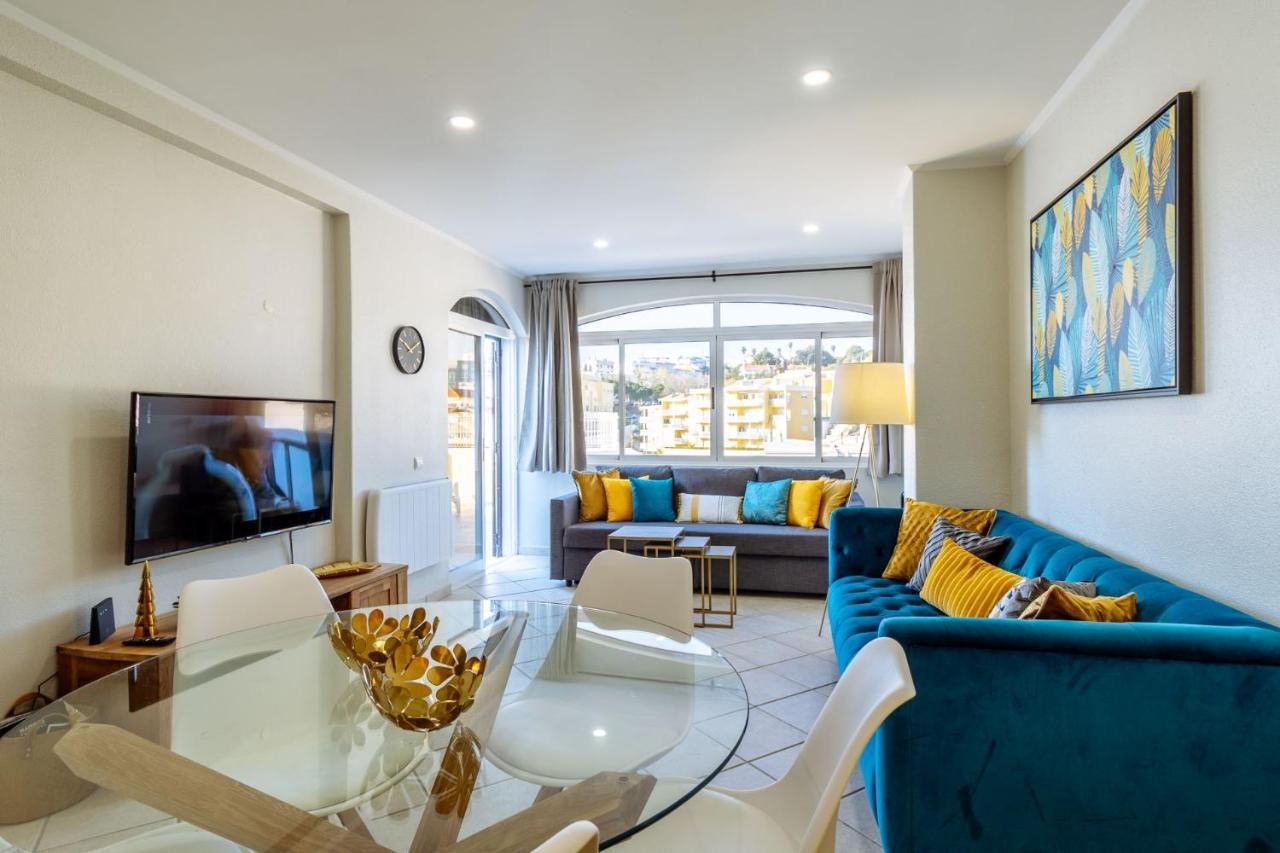 Top Renoviertes Apartment Mit Grosser Terrasse Albufeira Eksteriør billede